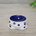 Wholesale Custom Logo Ceramic Pet Cat Dog Bowls